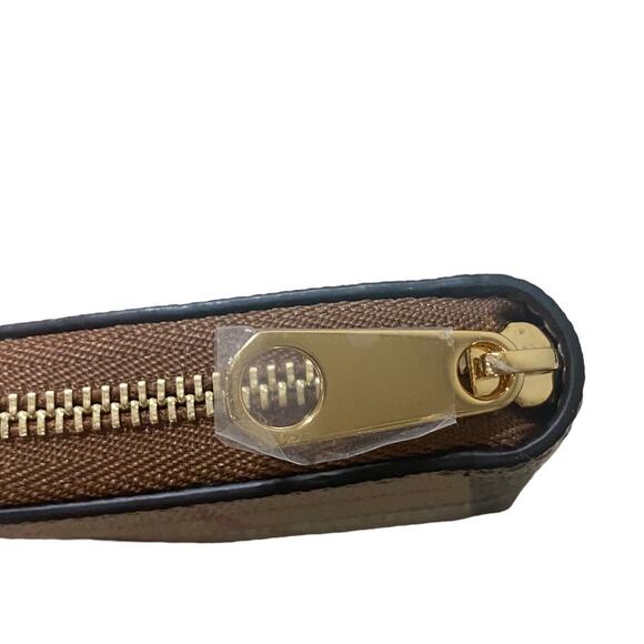 Burberry Vintage Check Womens Zip Around Wallet Classic - Picture 3 of 9